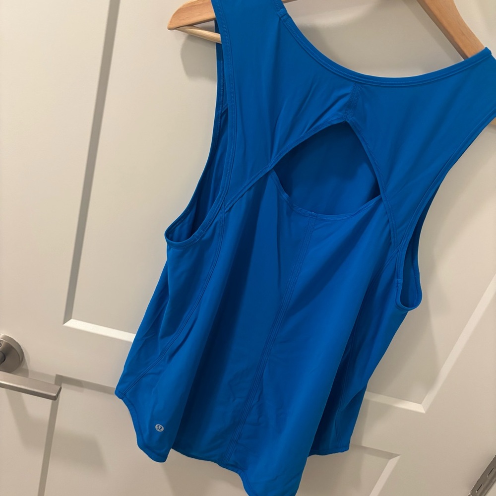 lululemon athletica Blue Racerback Tank Top - Picture 6 of 7